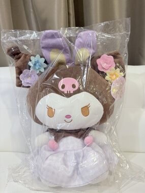Sanrio® Kuromi™ Jumbo 14.5-inch Plush Toy with Easter Bunny Ears